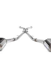 Invidia Q300 Catback Exhaust w/ Single Layer Titanium Tips Infiniti G35 | G37 2007+                                     - HS07IG4G3T - Image 3