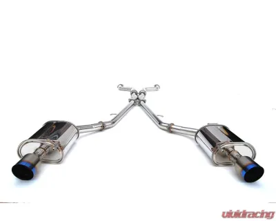 Invidia Q300 Catback Exhaust w/ Single Layer Titanium Tips Infiniti G35 | G37 2007+ - HS07IG4G3T