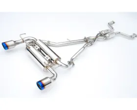 Invidia Gemini Catback Exhaust w/ Rolled Titanium Tips Infiniti G37 2007-2013