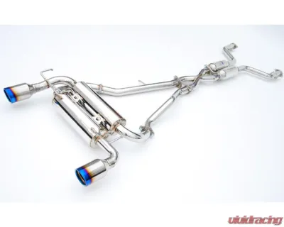 Invidia Gemini Catback Exhaust w/ Rolled Titanium Tips Infiniti G37 2007-2013 - HS07IG7GID