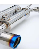 Invidia Gemini Catback Exhaust w/ Rolled Titanium Tips Infiniti G37 2007-2013                                     - HS07IG7GID - Image 2