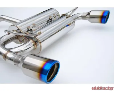 Invidia Gemini Catback Exhaust w/ Rolled Titanium Tips Infiniti G37 2007-2013 - HS07IG7GID