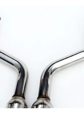 Invidia Gemini Catback Exhaust w/ Rolled Titanium Tips Infiniti G37 2007-2013                                     - HS07IG7GID - Image 3