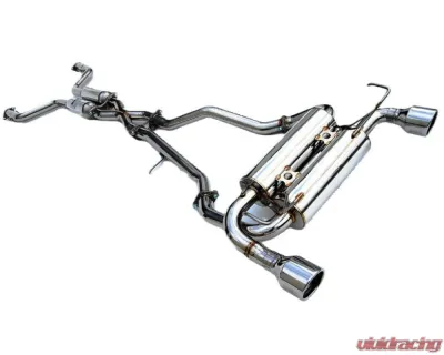 Invidia Gemini Catback Exhaust w/ Rolled Stainless Steel Tips Infiniti G37 2007-2013 - HS07IG7GIS
