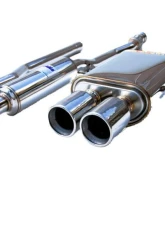 Invidia G200 Catback Exhaust w/ Stainless Steel Tips Mini Cooper S 2007-2013                                     - HS07MCSGTP - Image 3