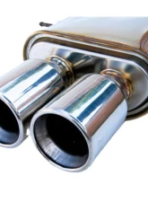 Invidia G200 Catback Exhaust w/ Stainless Steel Tips Mini Cooper S 2007-2013                                     - HS07MCSGTP - Image 3