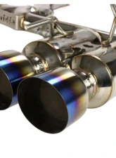 Invidia R400 Catback Exhaust w/ Titanium Tips Subaru WRX | STI 2008-2014                                     - HS08ST5GM4ST - Image 2