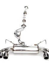 Invidia Q300 Catback Exhaust w/ Stainless Steel Tips Subaru WRX | STI 2008-2014                                     - HS08STIG3S - Image 5
