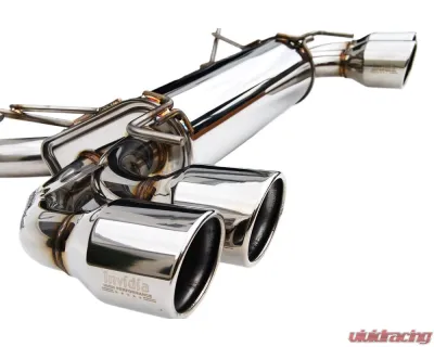 Invidia Q300 Catback Exhaust w/ Stainless Steel Tips Subaru WRX | STI 2008-2014 - HS08STIG3S