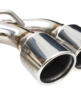 Invidia Q300 Catback Exhaust w/ Stainless Steel Tips Subaru WRX | STI 2008-2014                                     - HS08STIG3S - Image 4