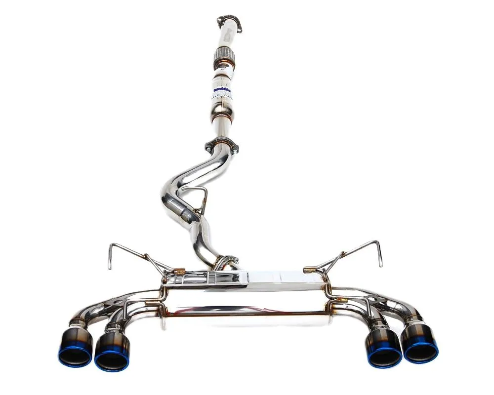 Invidia Q300 Catback Exhaust w/ Rolled Titanium Tips - HS08STIG3T