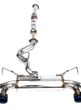 Invidia Q300 Catback Exhaust w/ Rolled Titanium Tips Subaru WRX | STI 2008-2014                                     - HS08STIG3T - Image 5