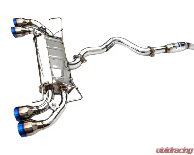 Invidia Q300 Catback Exhaust w/ Rolled Titanium Tips Subaru WRX | STI 2008-2014 - HS08STIG3T