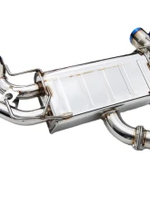 Invidia Q300 Catback Exhaust w/ Rolled Titanium Tips Subaru WRX | STI 2008-2014                                     - HS08STIG3T - Image 4