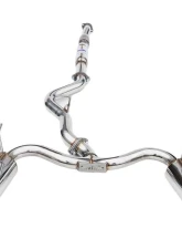 Invidia N1 Catback Exhaust w/ Stainless Steel Tips Subaru WRX | STI 2008-2014                                     - HS08STIGTP - Image 4