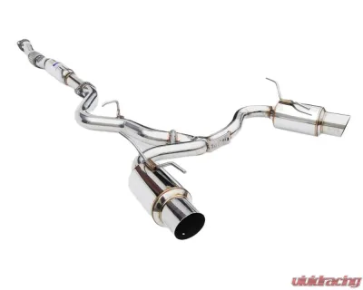 Invidia N1 Catback Exhaust w/ Stainless Steel Tips Subaru WRX | STI 2008-2014 - HS08STIGTP