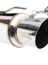 Invidia N1 Catback Exhaust w/ Stainless Steel Tips Subaru WRX | STI 2008-2014                                     - HS08STIGTP - Image 3