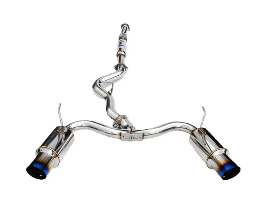 Invidia N1 Catback Exhaust w/ Titanium Tips - HS08STIGTT