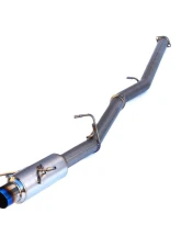 Invidia Racing Catback Exhaust w/ Titanium Tips Subaru WRX | STI 2008-2014                                     - HS08SW4TRG - Image 3