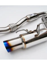Invidia N1 Catback Exhaust w/ Titanium Tip Subaru WRX 2008-2014                                     - HS08SW5GTT - Image 2