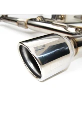 Invidia Q300 Catback Exhaust w/ Stainless Steel Tips Volkswagen Golf | GTI MK6 2009-2013                                     - HS09GF6G3S - Image 2