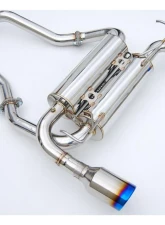 Invidia Gemini Catback Exhaust w/ Rolled Titanium Tips Infiniti FX35 | FX37 2009+                                     - HS09IFXGID - Image 3