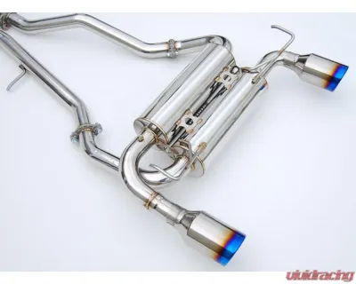 Invidia Gemini Catback Exhaust w/ Rolled Titanium Tips Infiniti FX35 | FX37 2009+ - HS09IFXGID