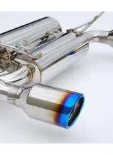 Invidia Gemini Catback Exhaust w/ Rolled Titanium Tips Infiniti FX35 | FX37 2009+                                     - HS09IFXGID - Image 4
