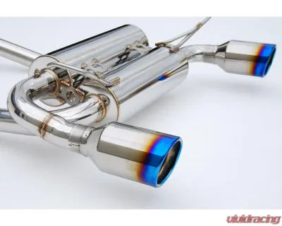 Invidia Gemini Catback Exhaust w/ Rolled Titanium Tips Infiniti FX35 | FX37 2009+ - HS09IFXGID
