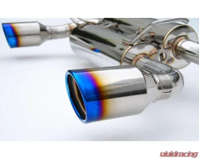 Invidia Gemini Catback Exhaust w/ Rolled Titanium Tips Infiniti FX35 | FX37 2009+ - HS09IFXGID