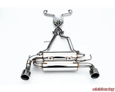 Invidia Gemini Catback Exhaust w/ Rolled Stainless Steel Tips Infiniti FX35 | FX37 2009+ - HS09IFXGIS