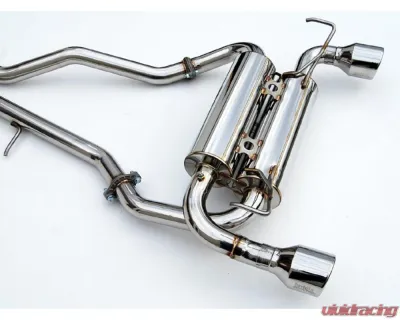 Invidia Gemini Catback Exhaust w/ Rolled Stainless Steel Tips Infiniti FX35 | FX37 2009+ - HS09IFXGIS