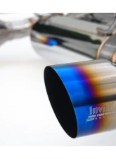 Invidia Gemini Catback Exhaust w/ Single Layer Titanium Tips Infiniti FX35 | FX37 2009+                                     - HS09IFXGIT - Image 3
