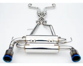 Invidia Gemini Catback Exhaust w/ Rolled Titanium Tips Nissan 370Z 2009-2021