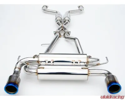Invidia Gemini Catback Exhaust w/ Rolled Titanium Tips Nissan 370Z 2009-2021 - HS09N7ZGID