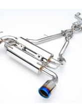Invidia Gemini Catback Exhaust w/ Rolled Titanium Tips Nissan 370Z 2009-2021                                     - HS09N7ZGID - Image 2