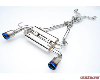 Invidia Gemini Catback Exhaust w/ Rolled Titanium Tips Nissan 370Z 2009-2021 - HS09N7ZGID