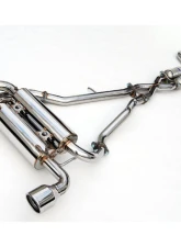 Invidia Gemini Catback Exhaust w/ Rolled Stainless Steel Tips Nissan 370Z 2009-2021                                     - HS09N7ZGIS - Image 5