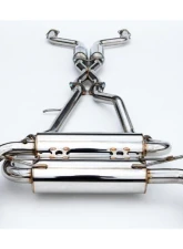 Invidia Gemini Catback Exhaust w/ Rolled Stainless Steel Tips Nissan 370Z 2009-2021                                     - HS09N7ZGIS - Image 2