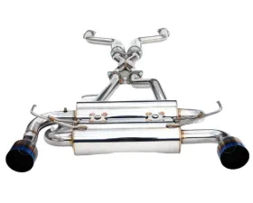 Invidia Gemini Catback Exhaust w/ Single Layer Titanium Tips Nissan 370Z 2009-2021