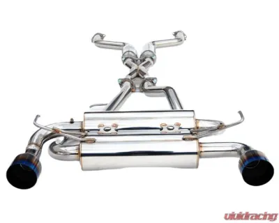 Invidia Gemini Catback Exhaust w/ Single Layer Titanium Tips Nissan 370Z 2009-2021 - HS09N7ZGIT