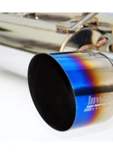 Invidia Gemini Catback Exhaust w/ Single Layer Titanium Tips Nissan 370Z 2009-2021                                     - HS09N7ZGIT - Image 2