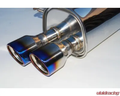Invidia Q300 Catback Exhaust w/ Rolled Titanium Tips Subaru WRX | STI 2011-2014 - HS11STIG3T