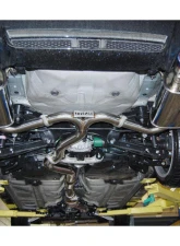 Invidia Q300 Catback Exhaust w/ Rolled Titanium Tips Subaru WRX | STI 2011-2014                                     - HS11STIG3T - Image 3