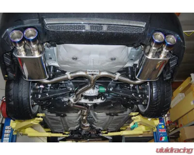 Invidia Q300 Catback Exhaust w/ Rolled Titanium Tips Subaru WRX | STI 2011-2014 - HS11STIG3T