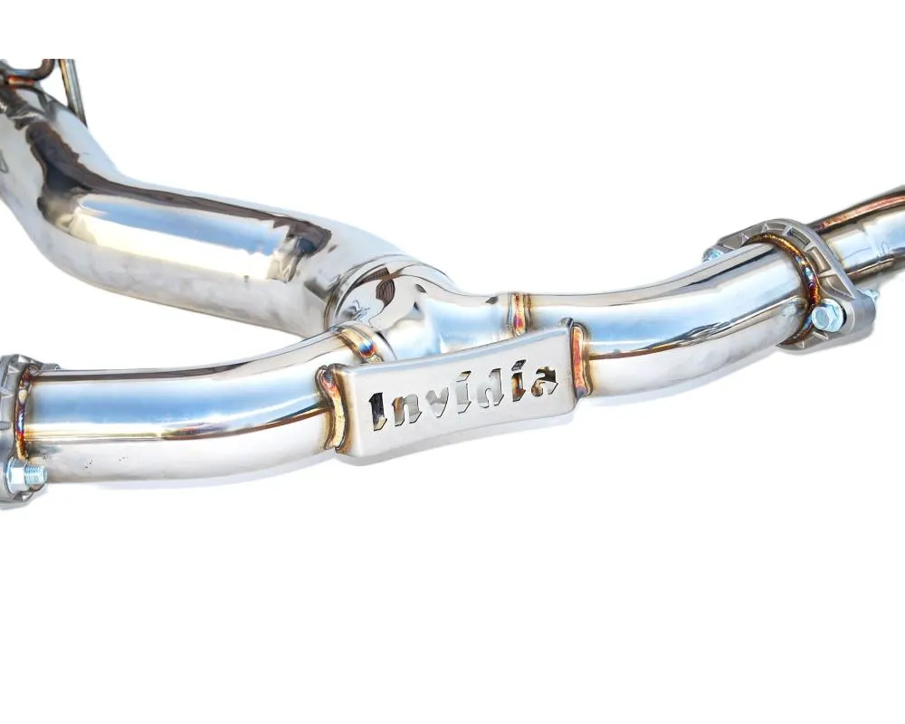 緻密/Subtlety Invidia Gemini Catback Exhaust w/ Quad Titanium Tips Subaru