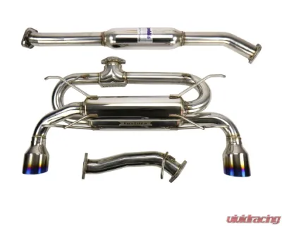 Invidia Gemini Catback Exhaust w/ Titanium Tips Subaru BRZ | Toyota 86 2012+ - HS12SST7GM1ST