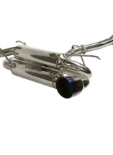 Invidia Gemini Catback Exhaust w/ Titanium Tips Subaru BRZ | Toyota 86 2012+                                     - HS12SST7GM1ST - Image 2