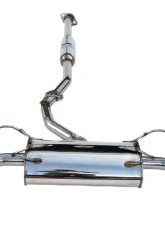 Invidia Q300 Catback Exhaust w/ Rolled Stainless Steel Tips Subaru BRZ | Toyota 86 2012+                                     - HS12SSTG3S - Image 4