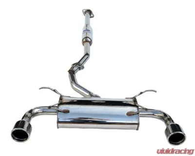 Invidia Q300 Catback Exhaust w/ Rolled Stainless Steel Tips Subaru BRZ | Toyota 86 2012+ - HS12SSTG3S